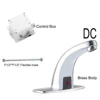 TB-BDC001 Tengbo brass DC single cold infrared bathroom sensor faucets